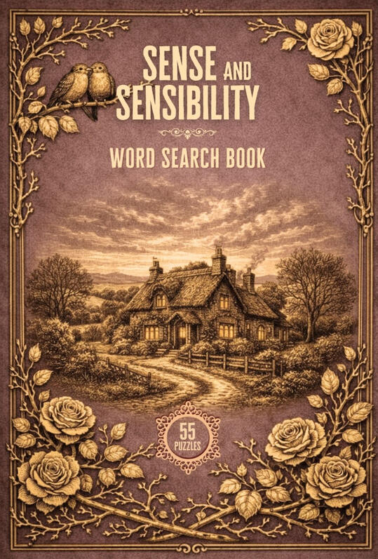 Sense and Sensibility Word Search Book